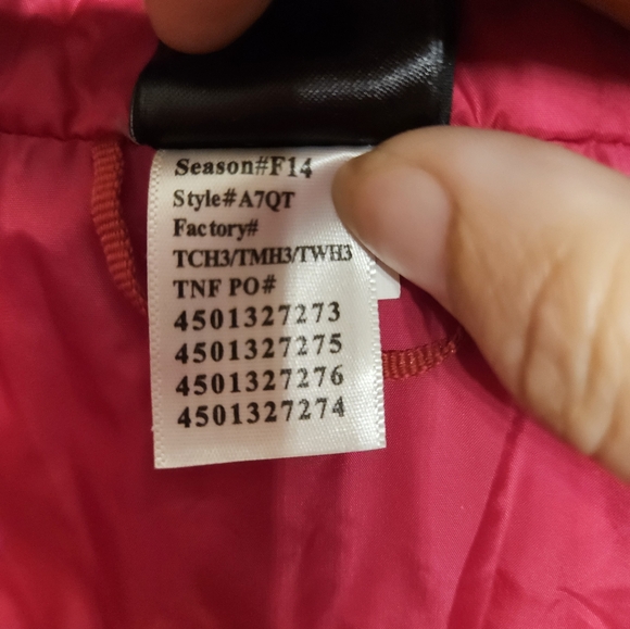 The north face pink quilter puffer jacket coat womens size XXL - Picture 5 of 8